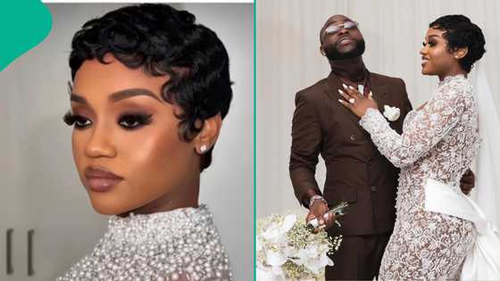 Davido gushes about Chioma's new look as she debuts another hairstyle, video draws reactions