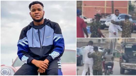 Long overdue: Reactions as military officers nab popular prankster Zfancy, whisk him off in their van