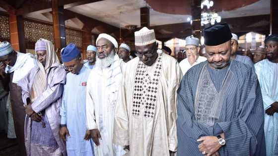 Manyan arewa sun halarci jana'izar Sanata Aruwa, hotuna