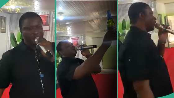 'Pastor and church members' go viral after they were spotted holding bottles of beer