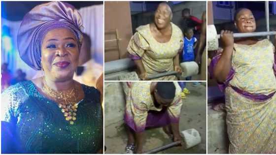 62-year-old actress Madam Saje lifts heavy weights in new video, says she wants to build muscles, fans react