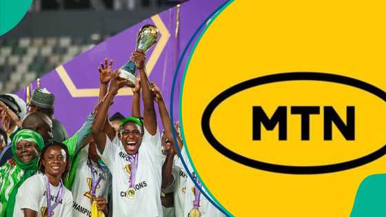 Nigerians react as MTN gifts Super Falcons ₦150m for WAFCON win: "Na our data go suffer”
