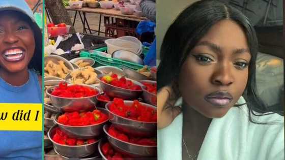 Nigerian lady in the UK visits Lagos market in London for the first time, shares her excitement