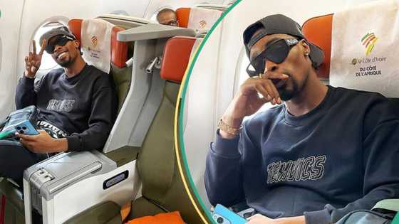 "Hating on my teacher who made me dislike French": BBNaija's Neo Akpofure says as he jets to watch AFCON