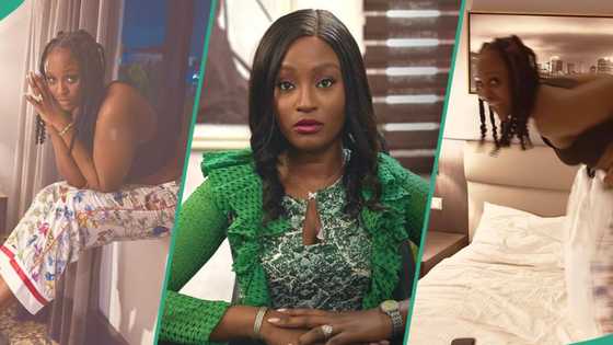 Wura series star actress Scarlet Gomez stuns with her fun side, many react: "So you dey play like this?"