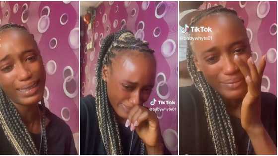 "My father never wanted to hear my name": Young Nigerian lady sheds tears in video as she shares her story