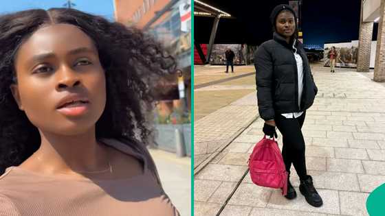Video as UK-based lady warns Nigerians to buy jeans before relocating, gives reason