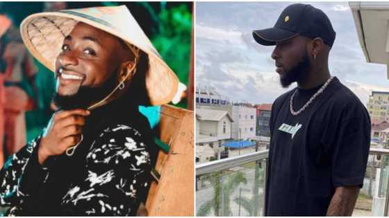 Davido reacts as fan advises him to stop rolling with upcoming artistes