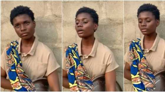 Young Nigerian girl who hawks wows many with angelic voice as she sings like Beyonce in video, stirs reactions