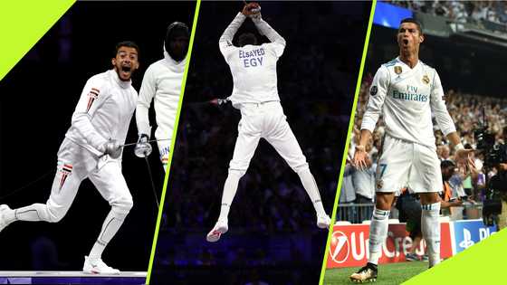 Egyptian fencer pulls off Ronaldo's Siuu after winning bronze at Paris Olympics