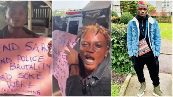 EndSARS: "Idamu Adugbo" - Netizens react to an old video of Portable Zazu protesting