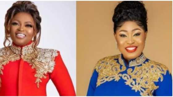 Funke Akindele: Two stylish ladies replicate Nollywood actress' outfits