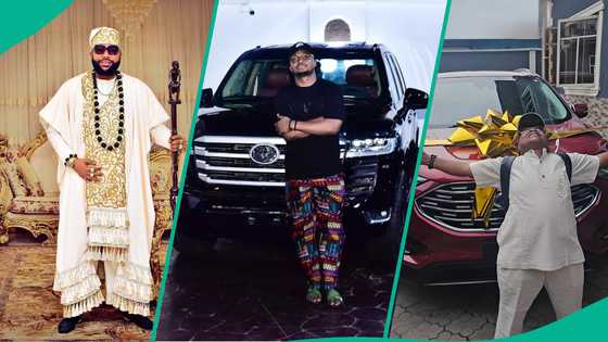 Funnybone, Okey Bakassi, four other celebs who got car gifts from E-money during his birthday