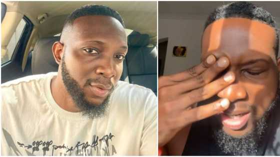 How do ladies scratch their heads when it’s itching? BBNaija Tuoyo laments in funny video after fixing man-wig