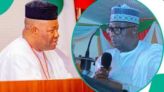 Rigima ta barke a majalisa, Sanata Goje ya ci gyaran Akpabio kan sanin aiki