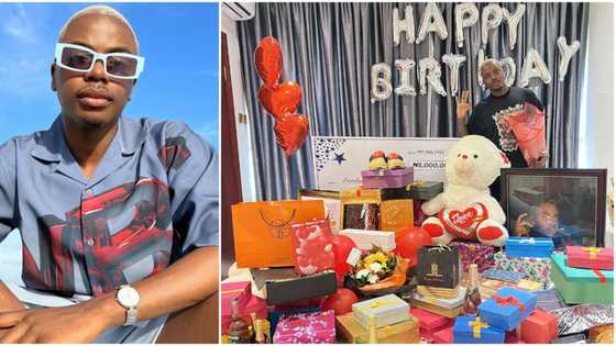 “Who be Lee Min Ho where Eni dey?” Media personality Enioluwa brags as he flaunts birthday gifts in photos