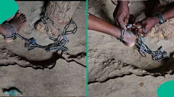 Wanda mahaifinsa ya daure tsirara ya zama 'kwarangwal' bayan shekara 17