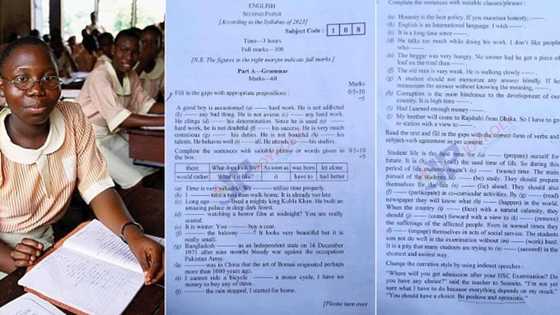 Secondary school students rejoice after seeing cheap questions in English exams, photos trend