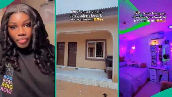 Lady displays heavy contrast between her house's exterior and interior, video gets attention