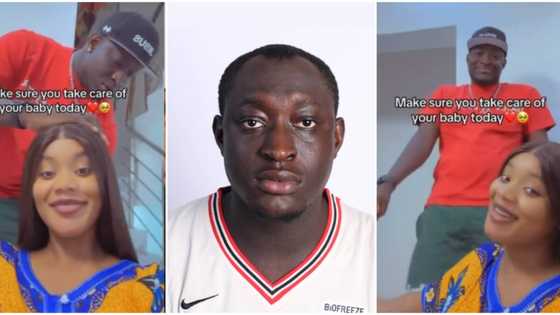 "Wahala be like watery mouth": Carter Efe shows sweet side as he combs girlfriend’s hair, tops it with kiss
