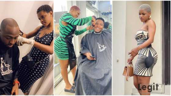 "He loved the haircut": Pretty female barber who have barbed Davido shares her amazing experience