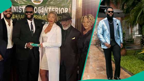 BBNaija"s Ocee Mbadiwe weds lover, marriage picture ignites online grumble: "Is she the bride?"