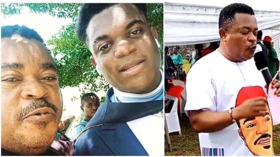 Your mumu go pass my own: Actor Victor Osuagwu celebrates lookalike son as he graduates from university