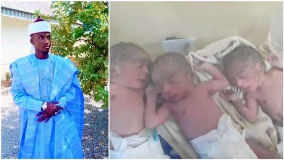 Hoton ƴan 3 da wata mata ta haifa yan kwanaki bayan an yi garkuwa da mijinta a Kaduna