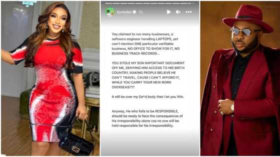 "Over my dead body will I let you win," Tonto Dikeh vows as she strikes Churchill again, accuses of theft