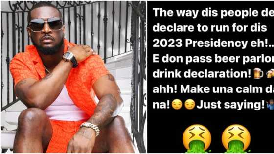 E don pass beer parlour own: Peter Okoye laments over 2023 presidential declarations