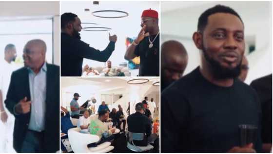 Obi Cubana, Ik Ogbonna, Orji Uzor Kalu party with AY ahead of his big 50th birthday party