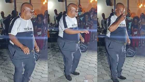"He did very well": Elderly man with pot belly dances for young people, video goes viral on TikTok