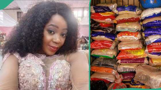 "I got one bag for N90,000": Lady buys expensive rice, vows not to cook it every Sunday