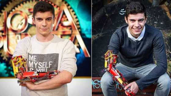 Talented 19-year-old amputee builds self a prosthetic hand using LEGO bricks, makes history