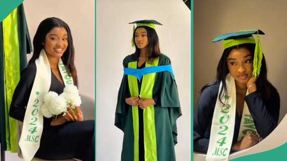 Veritas University student bags OND, HND, PGD and MSc at young age, posts video to celebrate