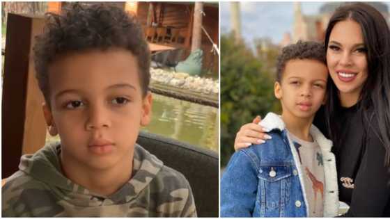 I give up: IK Ogbonna's ex-wife shares video of their son asking for Nigerian food in an Italian restaurant