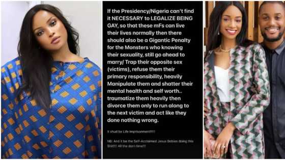 “Is this subtle shade?” Blossom Chukwujekwu’s ex-wife Maureen Esisi drags men who like men but marry women