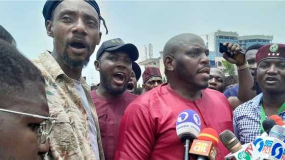Protesters send serious warning to Atiku, Obi over call for interim govt