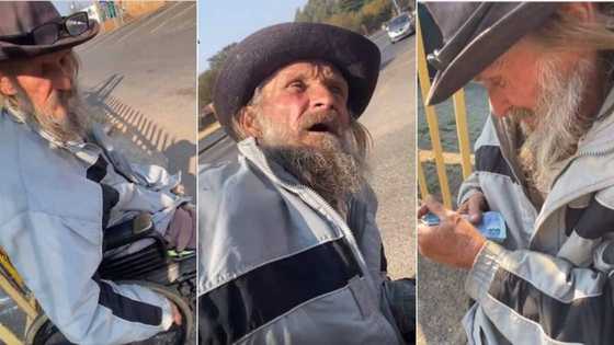 Kind stranger gives man in wheelchair money, he breaks down in tears of joy in viral video