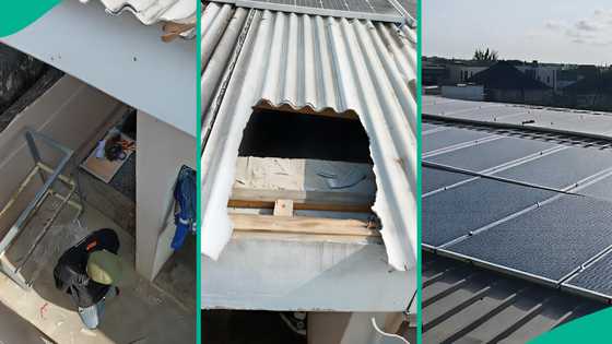 Nigerian man who went to install solar panels breaks owner's roof, pays damage cost