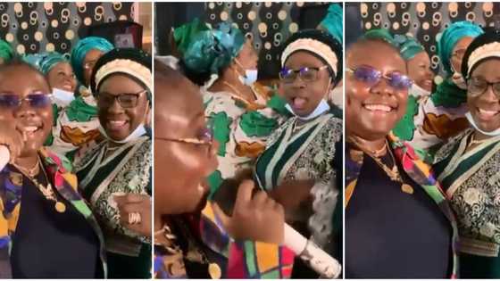 Lovely moment singer Teni and actress Mama Rainbow danced together, wowed fans at recent event