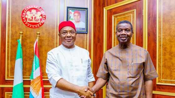 Adeboye visits Hope Uzodimma, assures him of divine intervention over security challenges