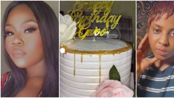 Drama as lady exposes friend who stole her birthday cake and drinks, shares video proof