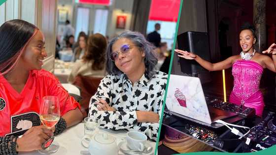 Cuppy shares private chat with mum while Djing in cold, fans drool: "Don't catch a flu my child"