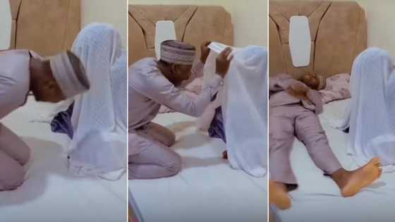 Man who did arranged marriage sees wife's face first time after wedding, reacts in video