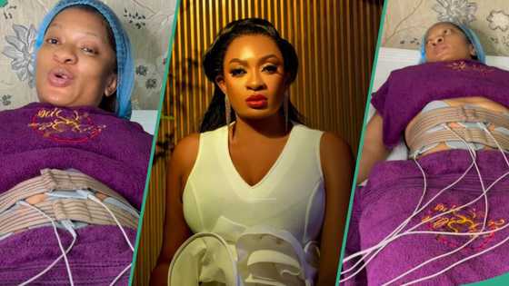 May Edochie carries out 6-pack body procedure, shares video from clinic: “Give them confusion”
