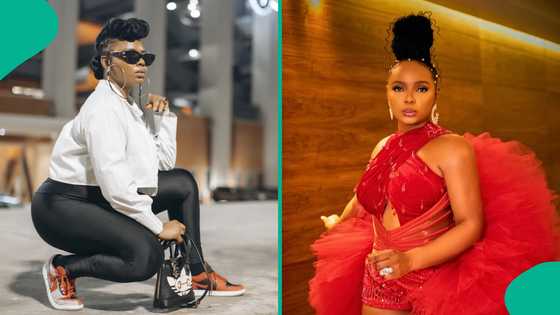 Yemi Alade wears torn leggings for Gwo Gwo Ngwo dance challenge: "She never throw away this outfit?"