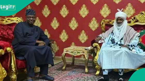 Shugaban APC ya sauka a Kano, ya yi ganawar sirri da Sarki Sanusi II