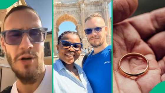 Oyinbo man complains about his Nigerian girlfriend in trending video: "It never stops