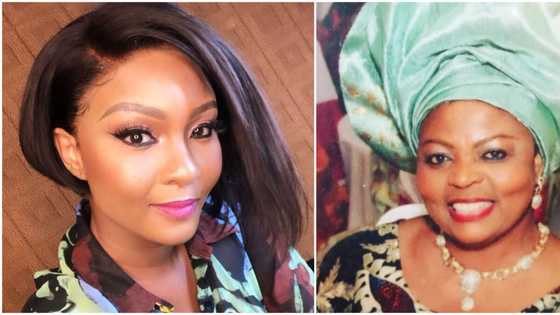 Please wake me up - Actress Osas Ighodaro weeps bitterly as she loses mum (photo)